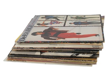 COLLECTION OF 17 VINTAGE VINYL LP RECORDS MULTIPLE STYLES