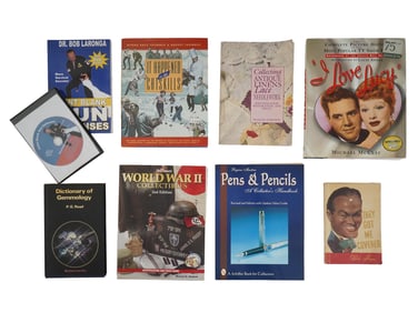 COLLECTION OF VINTAGE BOOKS ON COLLECTIBLES AND MORE