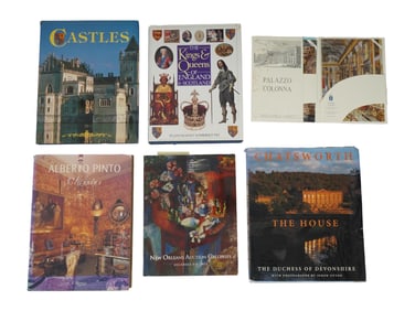 VINTAGE BOOKS ON ROYAL RESIDENCES AND ARCHITECTURE