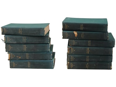 SET OF 11 ANTIQUE ALEXANDRE DUMAS BOOKS 1894 1901