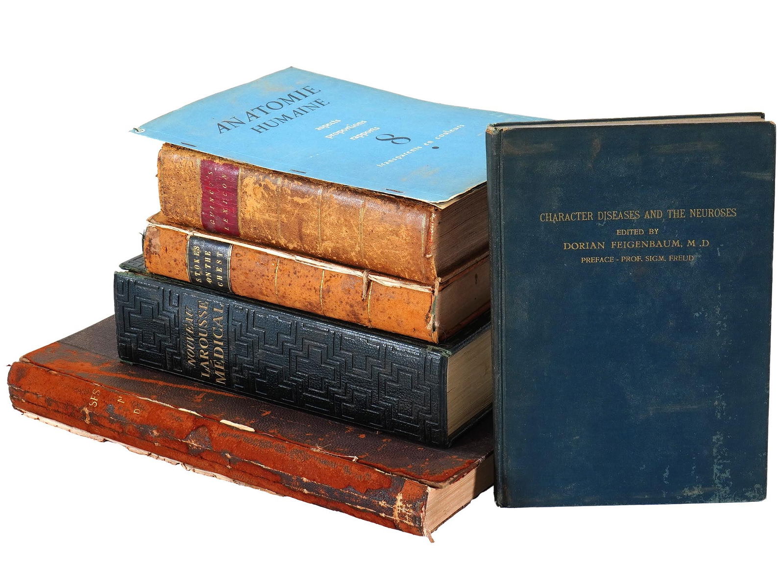 ANTIQUE MEDICAL BOOKS AND LAROUSSE ENCYCLOPEDIA (1 of 16)