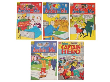 COLLECTION OF 5 VINTAGE ARCHIE GROUP COMIC BOOKS