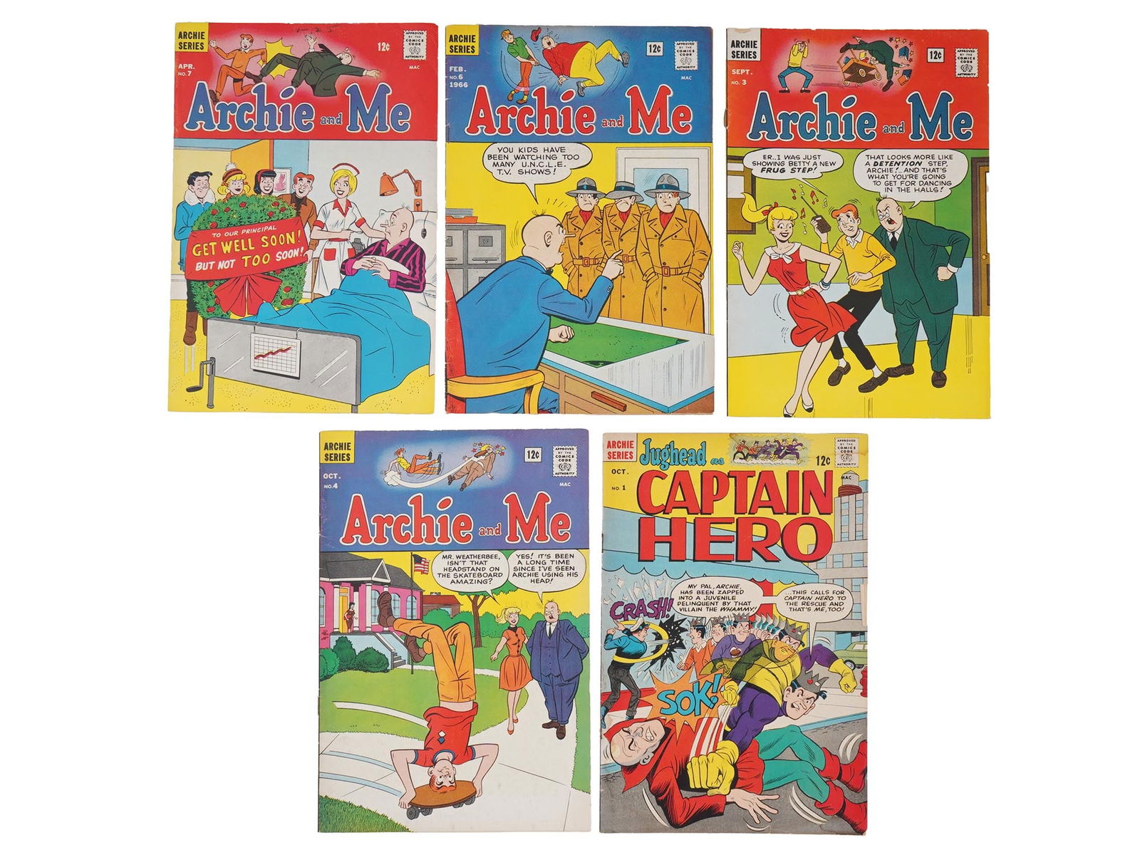 COLLECTION OF 5 VINTAGE ARCHIE GROUP COMIC BOOKS (1 of 3)