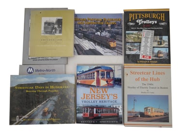 VTG BOOKS ON PUBLIC TRANSPORTATION TROLLEY BUS TRAIN