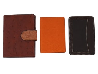 VTG DOONEY AND BOURKE LORO PIANA LEATHER WALLETS