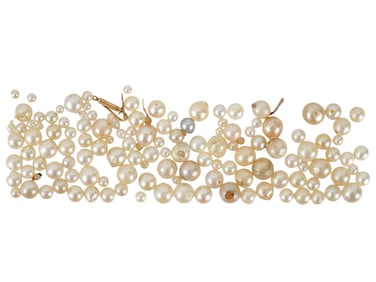 VINTAGE FRESHWATER PEARL BEADS
