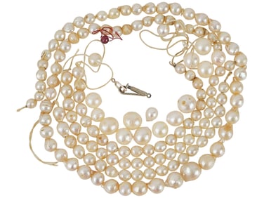 VINTAGE FRESHWATER PEARL BEADS