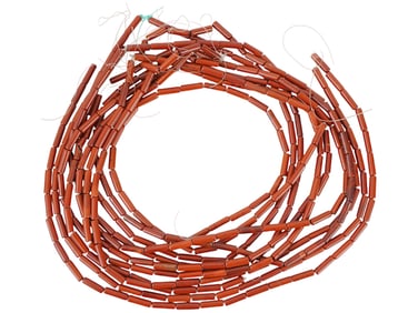 VINTAGE RED CORAL BEADS