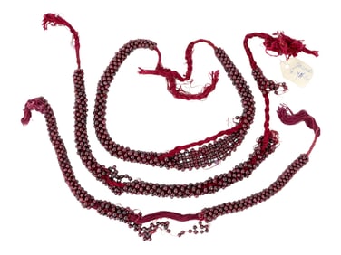 VINTAGE GARNET BEADS