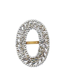 EUROPEAN VICTORIAN MANNER CUT STEEL SHOE BUCKLE