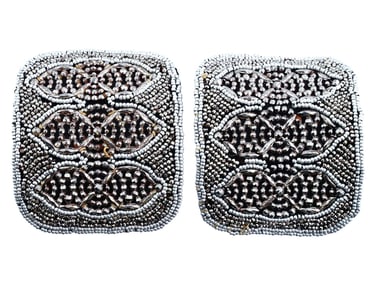 PAIR FRENCH VICTORIAN MANNER CUT STEEL SHOE BUCKLES
