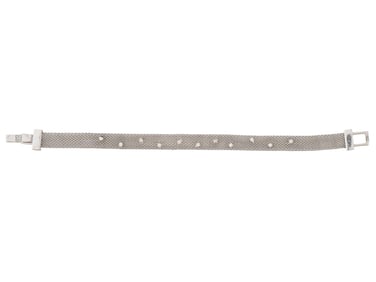 VINTAGE GIVENCHY SILVER TONE BRACELET W RHINESTONES