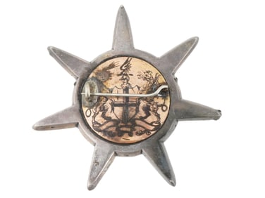 VINTAGE MARITIME DESIGN COSTUME JEWELRY BROOCH