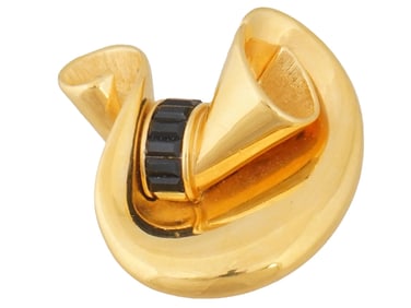 GIVENCHY NEW YORK ART DECO COSTUME JEWELRY BROOCH