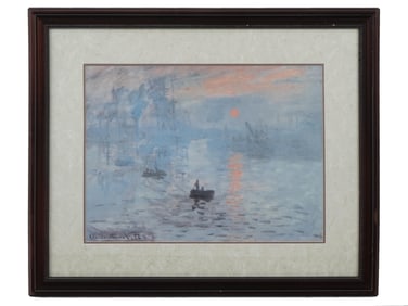 IMPRESSIONIST FRENCH LITHOGRAPH AFTER CLAUDE MONET