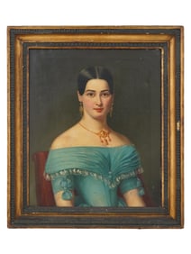 ANTIQUE AUSTRIAN OIL PORTRAIT PAINTING ATTR FRANZ EYBL