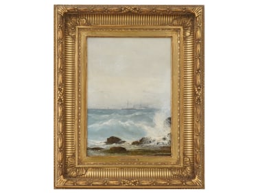 ANTIQUE OIL PAINTING ATTRIBUTED TO WINSLOW HOMER