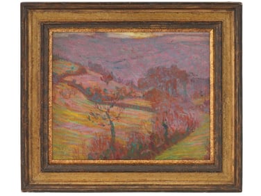 IMPRESSIONIST LANDSCAPE OIL PAINTING EARLY 20TH C