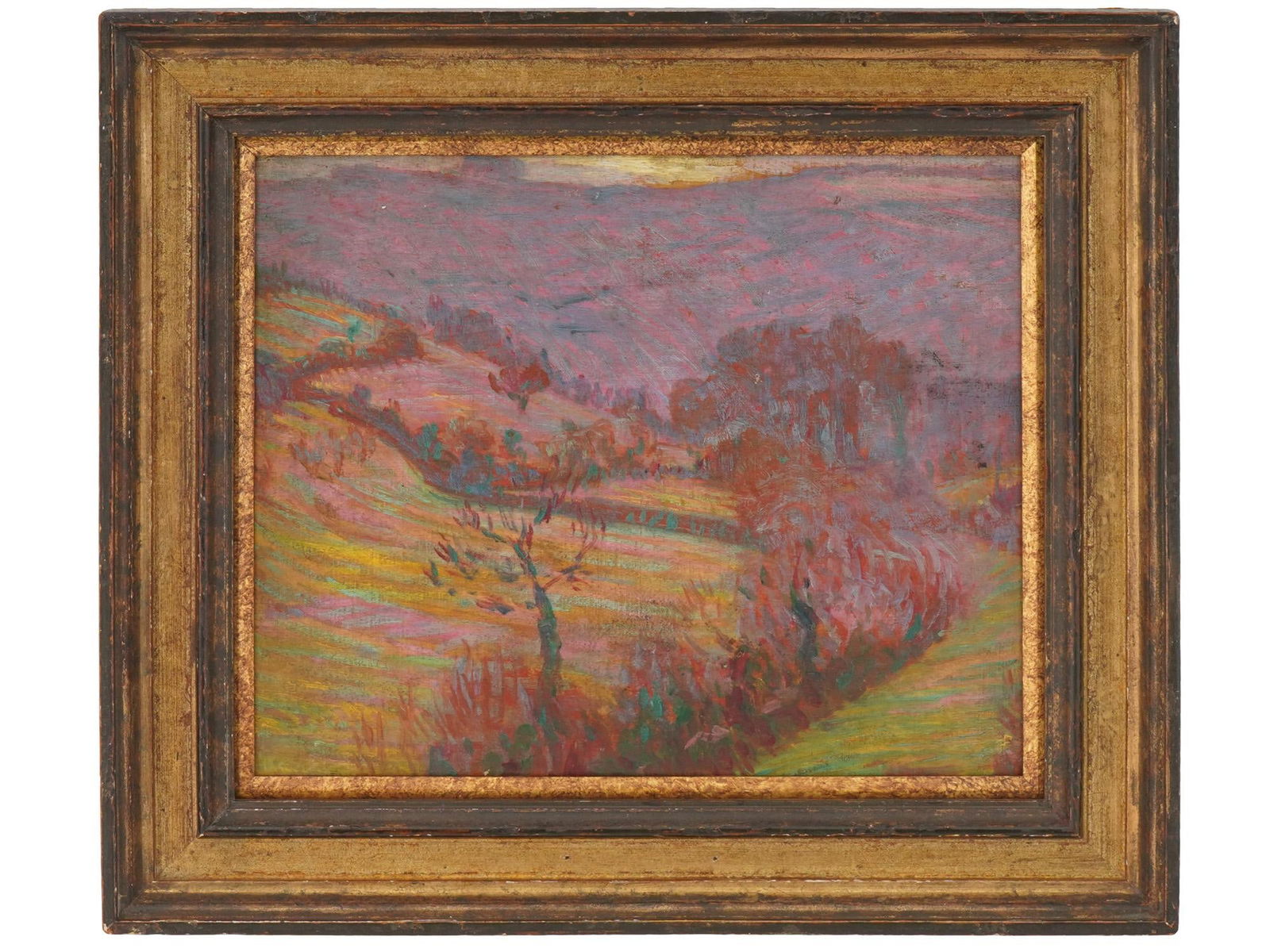 IMPRESSIONIST LANDSCAPE OIL PAINTING EARLY 20TH C (1 of 4)