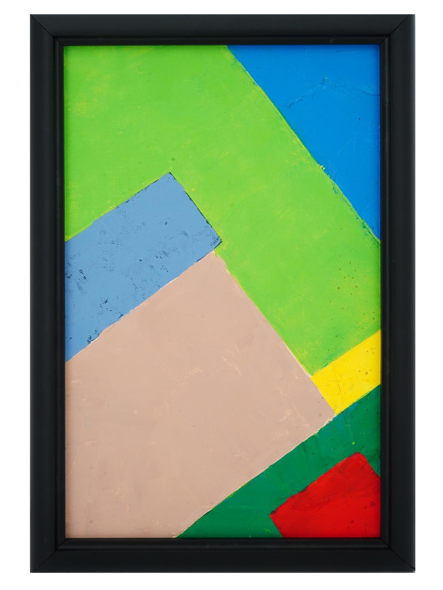 ATTR TO ETEL ADNAN ABSTRACT LEBANESE OIL PAINTING (1 of 4)