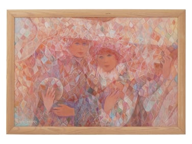 SELMA GROSS-MEDVIN AMERICAN PORTRAIT OIL PAINTING