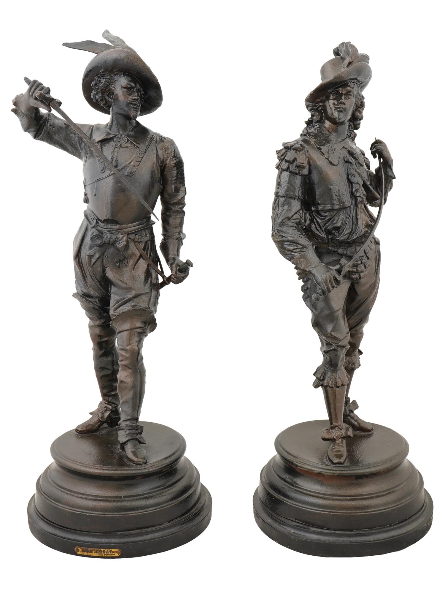 AFTER PHILIPPE POITEVIN FRENCH HISTORICAL SCULPTURES (1 of 6)