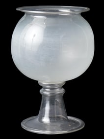ANTIQUE AMERICAN BAKEWELL FLINT GLASS LEECH JAR
