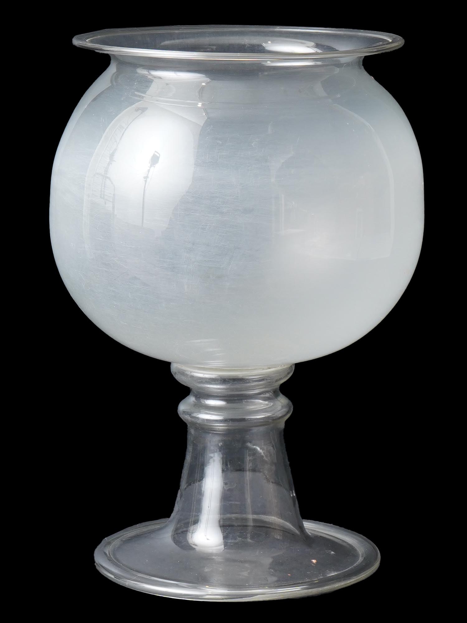 ANTIQUE AMERICAN BAKEWELL FLINT GLASS LEECH JAR (1 of 5)