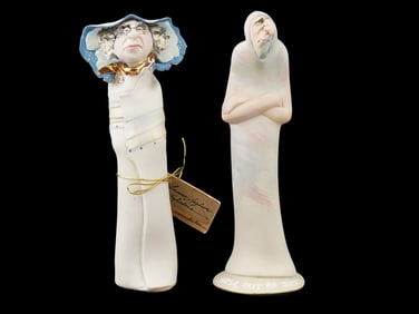 DEBBIE FECHER INSANE ASYLUM CERAMIC SALT SHAKERS