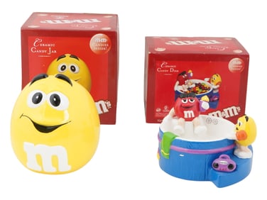 LOT OF TWO M AND MS GALERIE COLLECTION COOKIE JARS