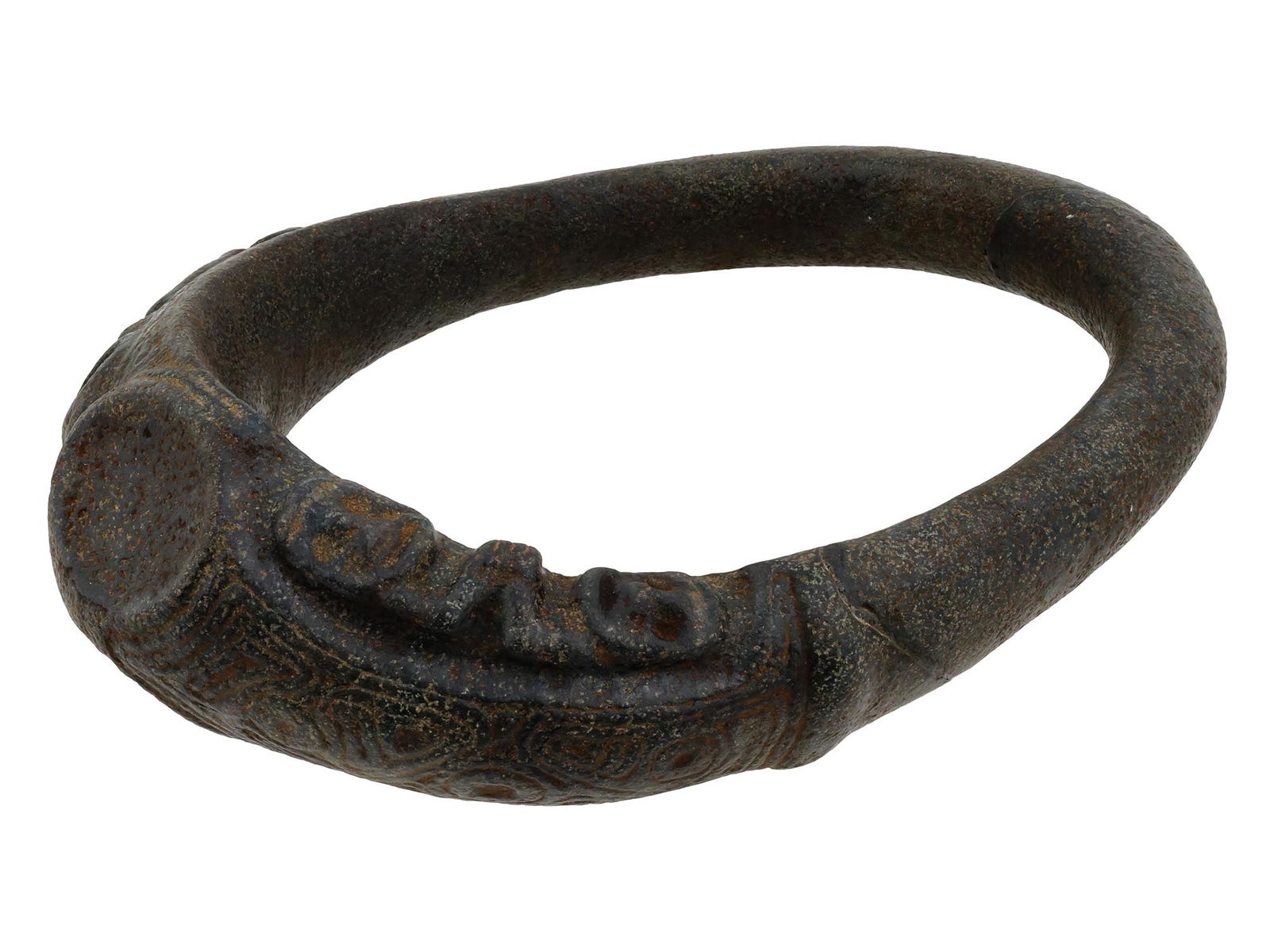 ANCIENT TAINO ARAWAK HAND CARVED STONE YOKE (1 of 10)