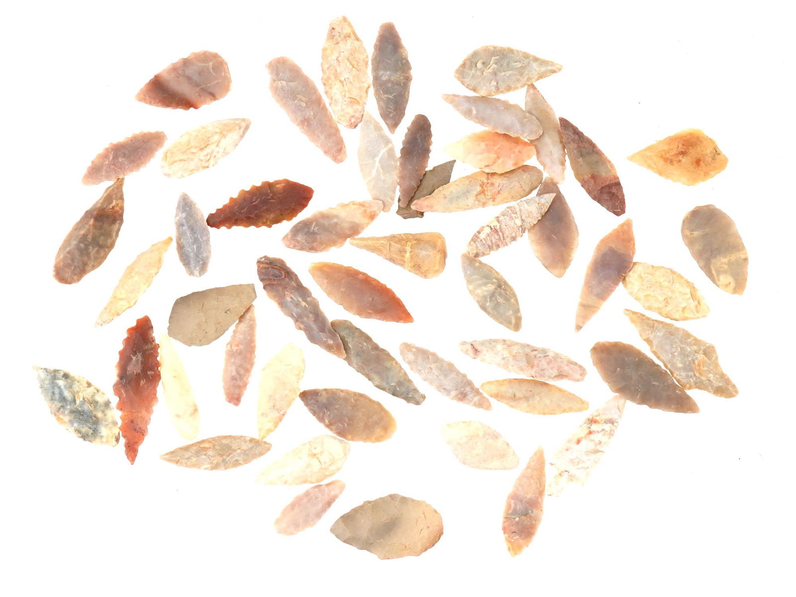 LOT OF 3900 TO 3650 BC ANCIENT EGYPTIAN ARROW HEADS (1 of 8)