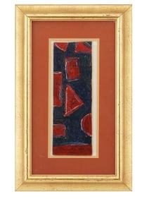 HORTENSE GORDON CANADIAN ABSTRACT OIL PAINTING