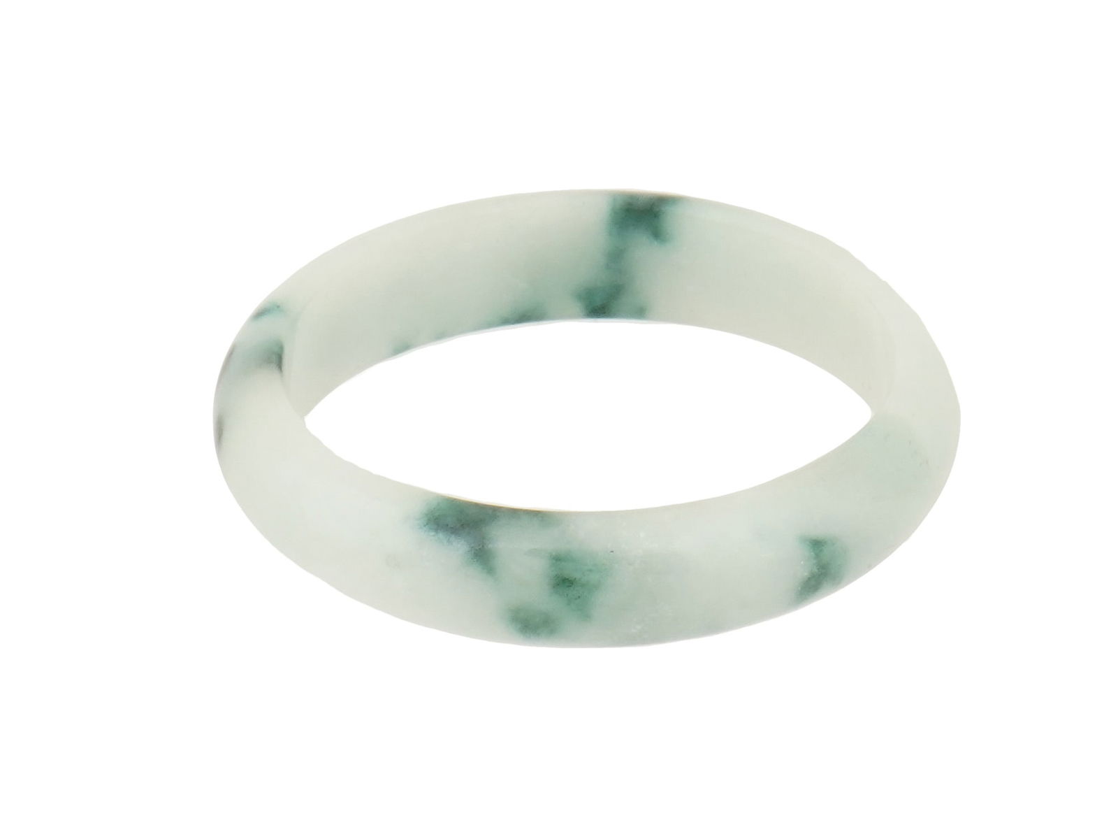 CHINESE HAND CARVED JADE BANGLE BRACELET AMULET (1 of 6)