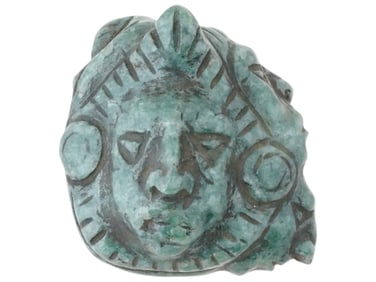 ANCIENT PRE COLUMBIAN MESOAMERICAN JADE BEAD