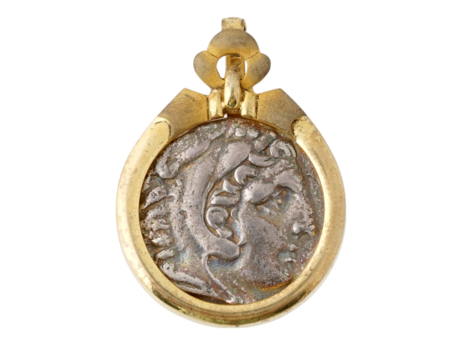 ANCIENT GREEK ALEXANDER THE GREAT COIN PENDANT (1 of 4)