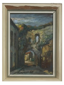 MARTIROS SARYAN ARMENIAN PAINTING LANDSCAPE WITH ARCH