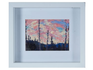 ATTR TO TOM THOMSON CANADIAN LANDSCAPE OIL PAINTING