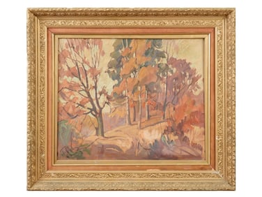 AMERICAN LANDSCAPE OIL PAINTING BY ARTHUR TILGNER