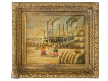 AMERICAN WILLIAM AIKEN WALKER SCHOOL OIL PAINTING