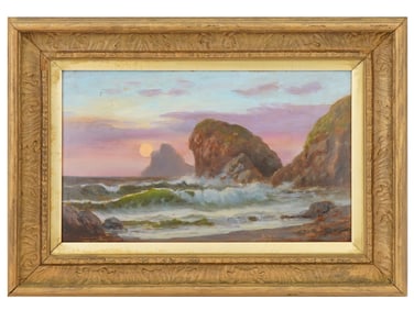 CHARLES HENRY GIFFORD AMERICAN SEASCAPE OIL PAINTING