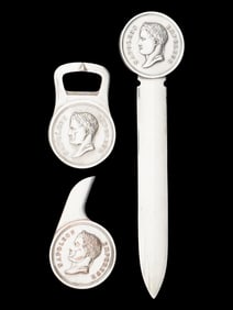 CHRISTOFLE NAPOLEON BONAPARTE SILVERPLATE ACCESSORIES