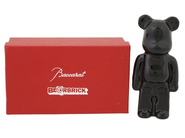 MEDICOM TOY BACCARAT BEARBRICK CRYSTAL FIGURE IOB