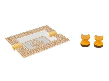 HERMES MOSAIQUE AU 24 COLLECTION PORCELAIN ASHTRAY