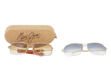 OILVERS PEOPLE AND CHROME HEARTS SUNGLASSES