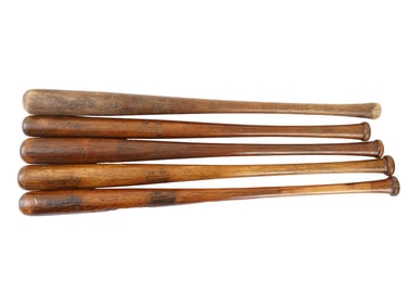 LOT OF 5 WINNER BRAND BASEBALL BATS