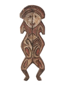PAPUA NEW GUINEA HAND CARVED WOODEN BIOMA FIGURE