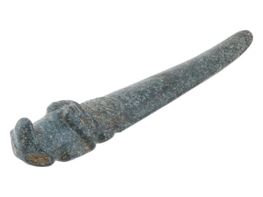 ANCIENT TAINO HAND CARVED RITUAL BIRD SPATULA