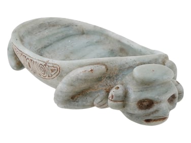 ANCIENT PRE COLUMBIAN TAINO CEREMONIAL ANTHROPIC TRAY
