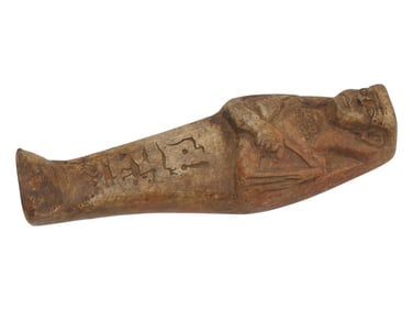 663 525 BC ANCIENT EGYPTIAN LIMESTONE USHABTI FIGURE